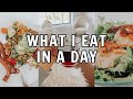 WHAT I EAT IN A DAY: healthy meals, cook with me, tracking calories and macros
