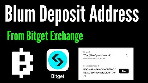 How to find and copy Blum deposit address in bitget exchange / bitget Blum deposit address