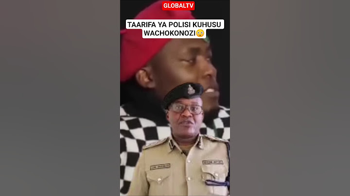 😳TAARIFA YA POLISI KUHUSU KUKAMATWA WACHOKONOZI😳🔥 #breaking #globaltv #polisi #wachokonozi #live