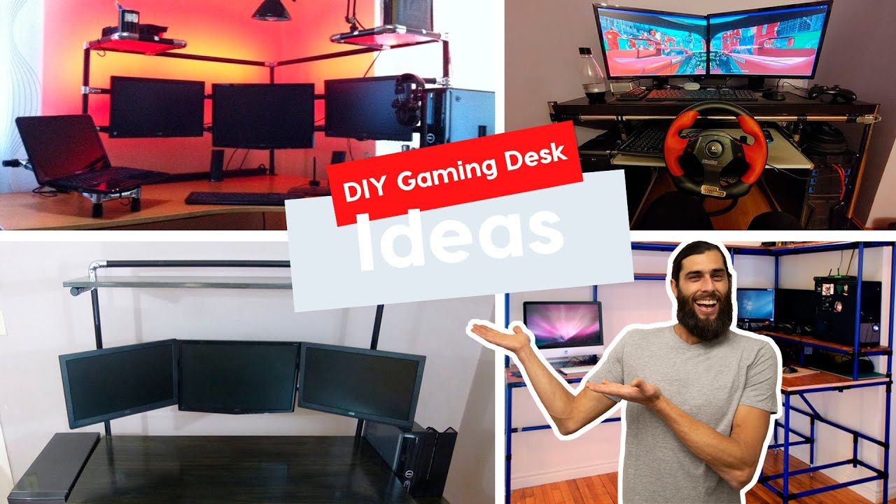 19 gaming desk setup ideas to help you level up - Coaster Fi