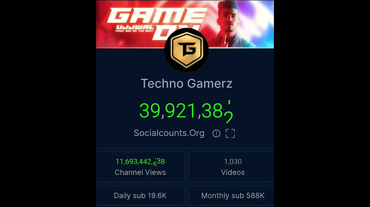 Techno Gamerz soon 40 million subscribers😍#technogamerz