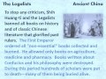 Confucius and Legalism in Ancient China: A Clash of Philosophies