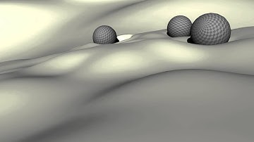 Soft body snow test Maya