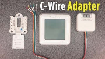 HOW to Install Honeywell Common C Wire Adapter (Heat & COOL - NO Rewire)