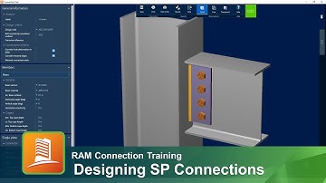 Designing Single Plate (SP) Connections in RAM Connection