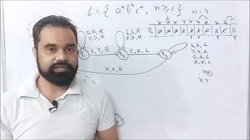 Turing Machine for a^n b^n c^n | Example 2 | FLA | TOC | By :- Harendra Sharma