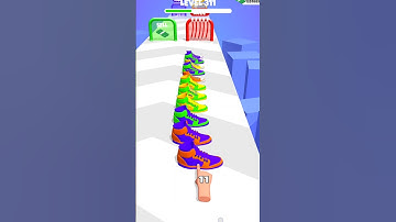 👟 Stack gameplay| Level-311 #shorts #sneakystack #ytshorts