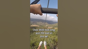La Jolla Zipline Adventure! #shorts