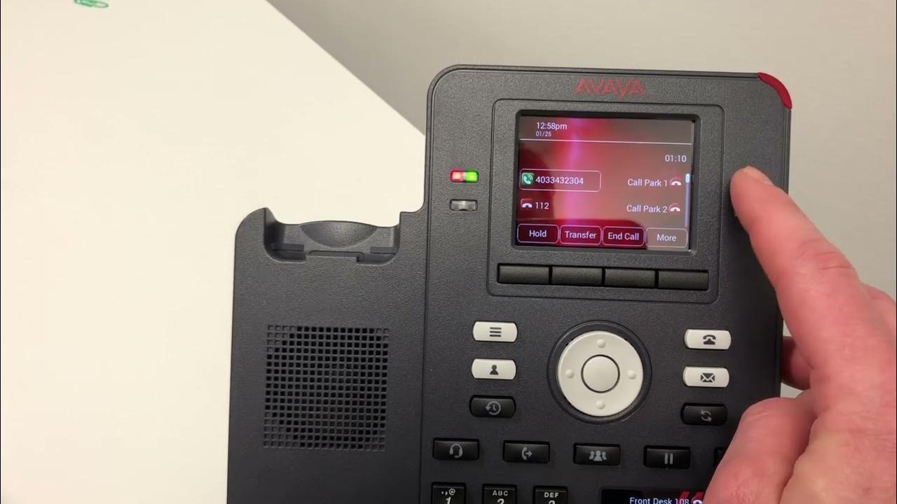 Avaya J159 Call Handling UC YouTube