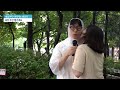 뉴스 보도 중 미녀에게 뽀뽀 당하는 기자 (방송사고 영상)