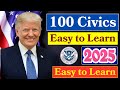 2025 random 100 civics questions and answers - U.S. citizenship interview I N400 Interview #uscis