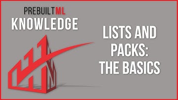 Lists and Packs