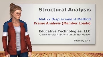 SA50: Matrix Displacement Method: Frame Analysis (Member Loads)