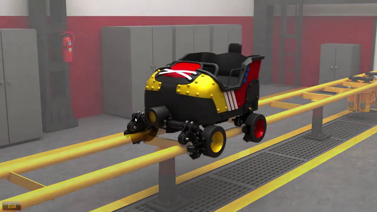 Maintenance Simulation Training DMA Roller Coaster Maintenance