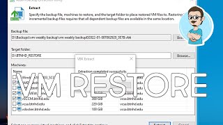 Extract VMs from Veeam Backup to Import into VMware Workstation!