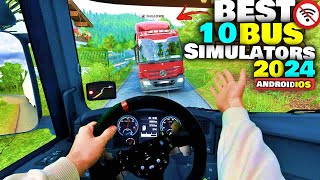 Top 10 Best Bus Simulator Games for Android/iOS OFFLINE | Realistic Bus Simulator Games 2024 screenshot 5