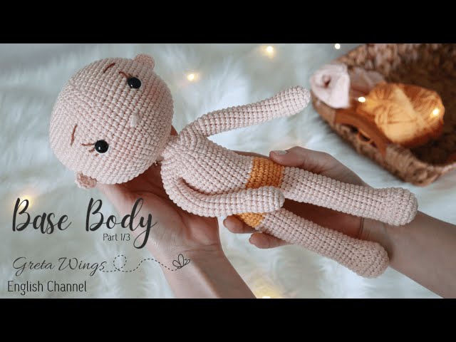 Amigurumi female base body, Crochet doll pattern - Inspire Uplift