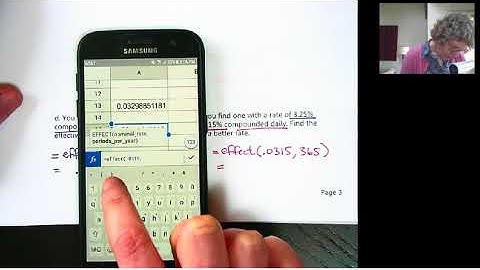 Math 105 Video 2.2f Effective Rate