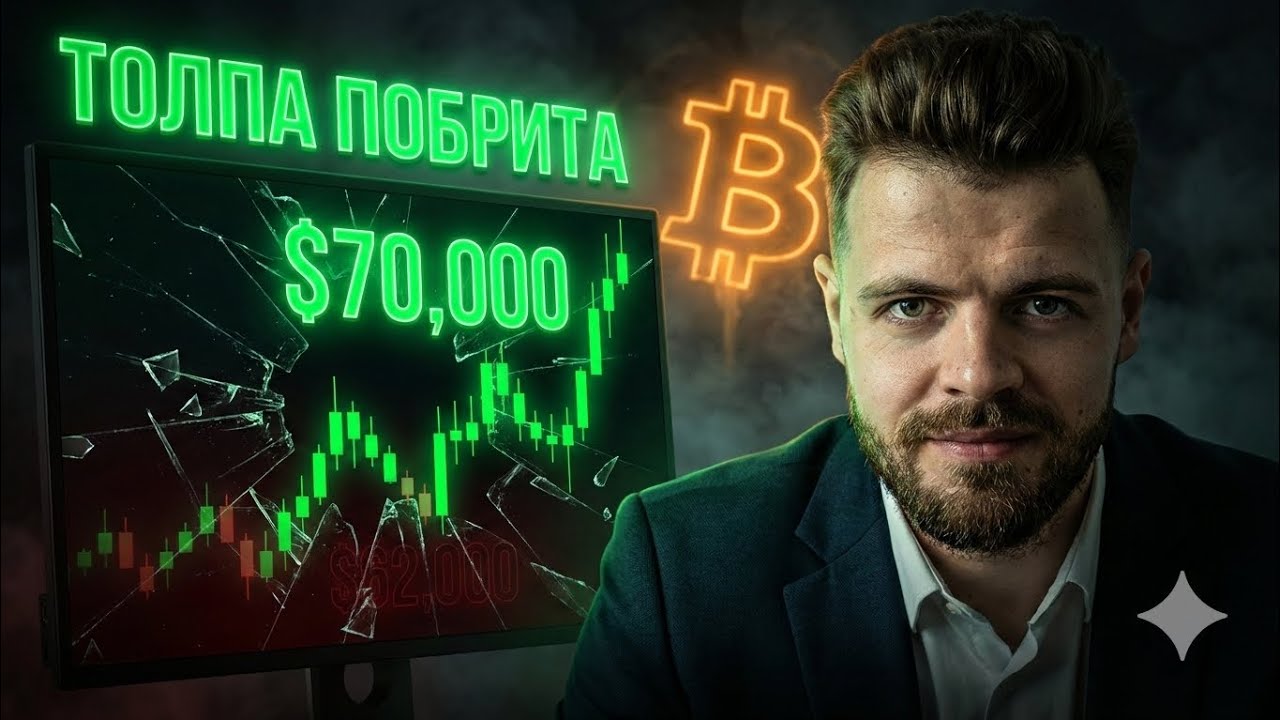 Биткоин: $70 000$. Толпу вынесли🩸Как мы забрали $5.5 МЛРД ликвидаций