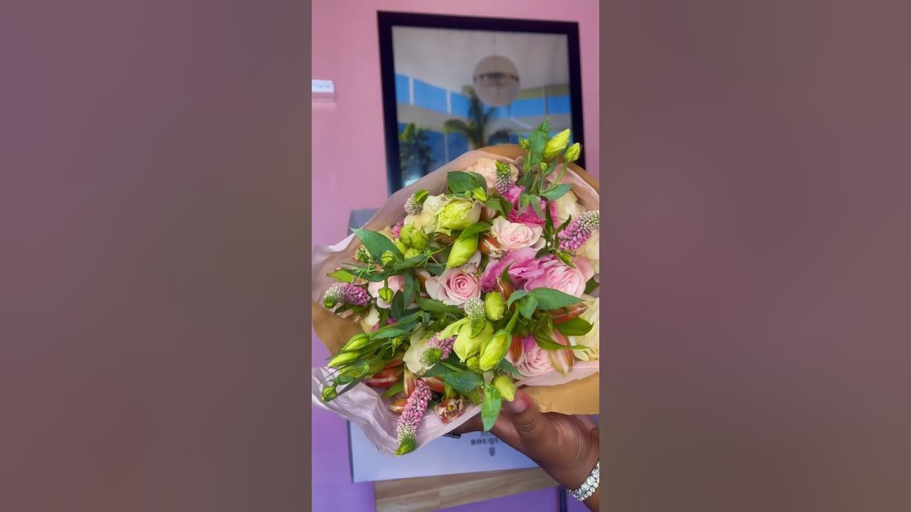 Unbox my flower delivery with me 🌸 unbox flower flowerdelivery YouTube
