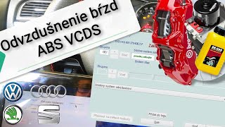 Easy bleeding of ABS VCDS brakes