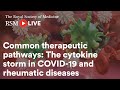 Rheumatology & Rehabilitation: Common therapeutic pathways - the cytokine storm in COVID-19