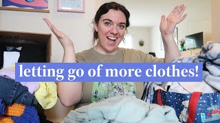 decluttering 50 more clothing items!  (i’m getting better at this!)