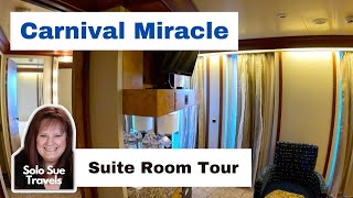 Carnival Miracle Suite 4237 Room Tour Mexican Riviera Solo Travel