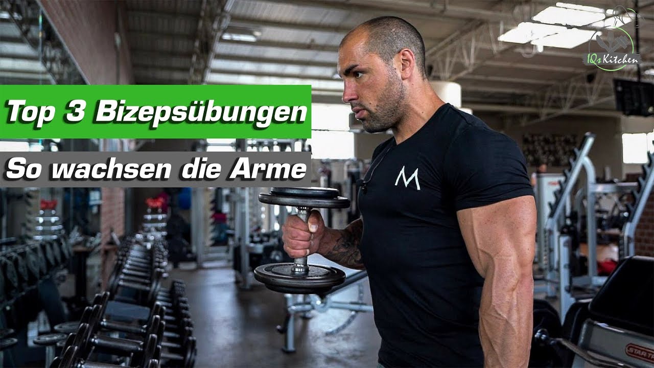 Top 3 Bizepsübungen: So wachsen deine Arme