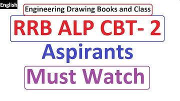 RRB ALP CBT 2- Basic Science and Engineering(Engineering Drawing) Books Reality in English
