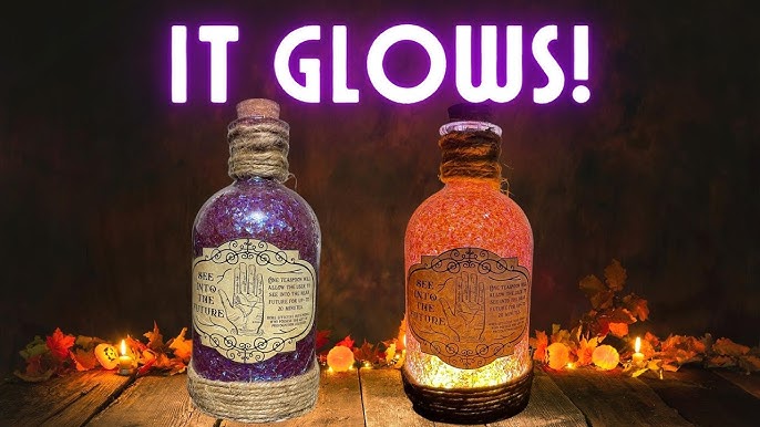 🧪 DIY POTION HARRY POTTER AVEC @marineauterrier (effet métallisé, glow in  the dark) ⚗ 