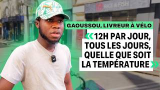 "12 hours a day, every day" | With Gaoussou, a bike courier in Paris