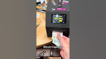 Mini Bitcoin atm #bitcoin #bitcoinatm #crypto #cryptoatm #bitcoinprague #btcprague #atm #bitcoinczec