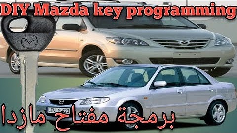 DIY mazda key programming|Mazda key replacement|mazda 323|mpv|8c transponder chipبرمجة مفتاح مازدا