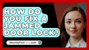 How Do You Fix A Jammed Door Lock? - SecurityFirstCorp.com