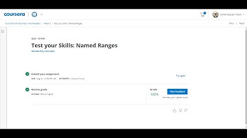 Excel Skills for Business: Intermediate I || Week 3 || Coursera