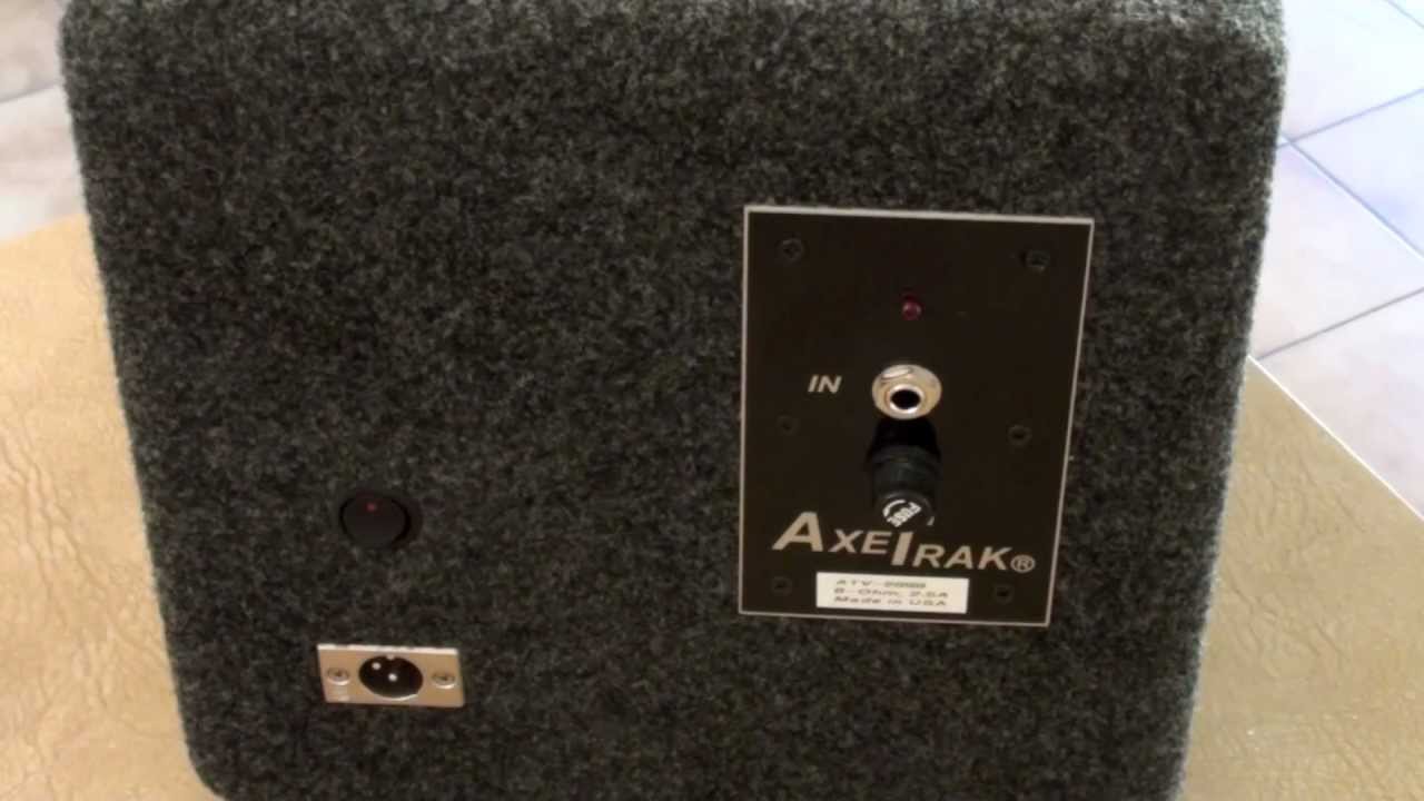 AxeTrak Silent Recording Cabinet Demo