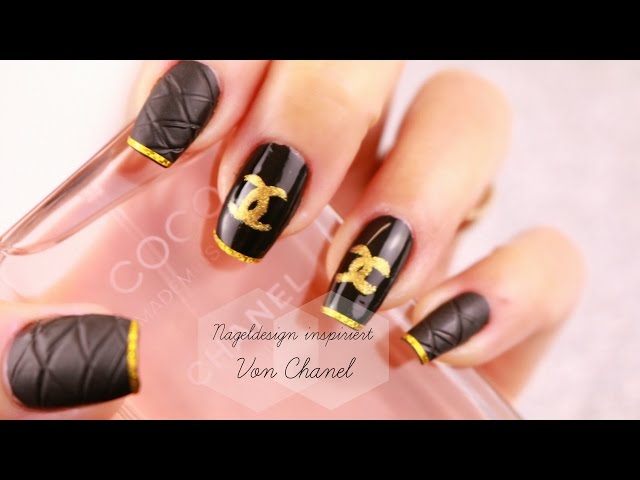 Easy Chanel Designer Nail Art DIY