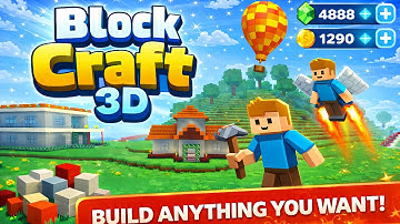New House 🏡 Design In Block Craft 3D Game Play Video 😊 #blockcraft 