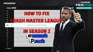 PES 2021 Starting Year Changer Mod Master League - How to Fix Crash Master League Evoweb Patch 2023