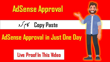 Copy Paste Blogging - How To Get Google AdSense Approval Fast | Copy Paste work, Get Approval