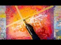 Intuitive And Dynamic Abstract Art Painting Demo With Acrylic Paint | Tutti Frutti