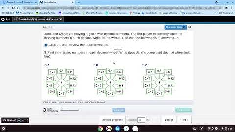 1-7 Savvas Practice Buddy