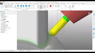 Famous Autodesk PowerMill - Lead and Lean   Tool axis Definition - Example 2 - 5 Axis Profile