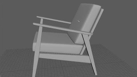Maya Tutorial, modeling for beginners "armchair"