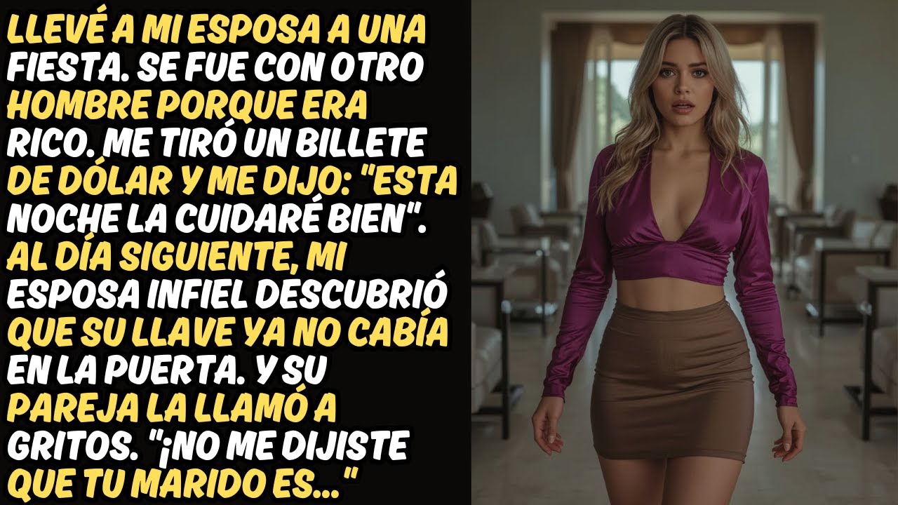 Mi esposa me traicionó en una fiesta: Se fue con otro hombre. Historia impactante.