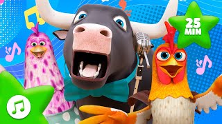 Бык Лоло🐂Зенон Фермер 👨‍🌾 Микс 🎵 Премьер Песни 🌈 Для Детей | Детское Королевство