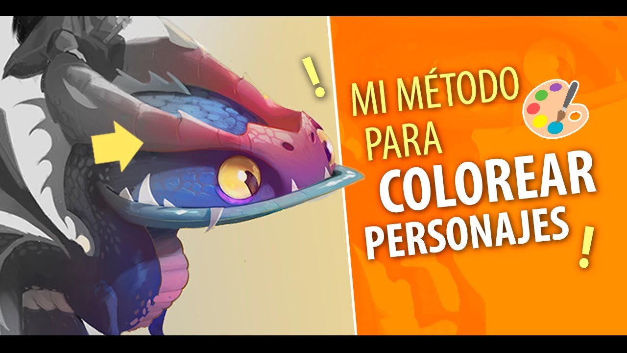 🎨 PASA TUS PERSONAJES A COLOR || PSD GRATIS + Paso a paso + Teoría del color