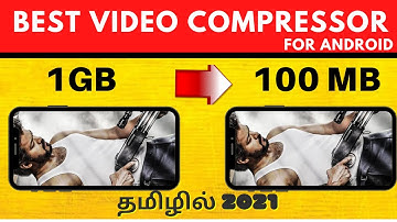Best Video Compressor App 2021 In Tamil 🔥 |FUN TAMIL TECH