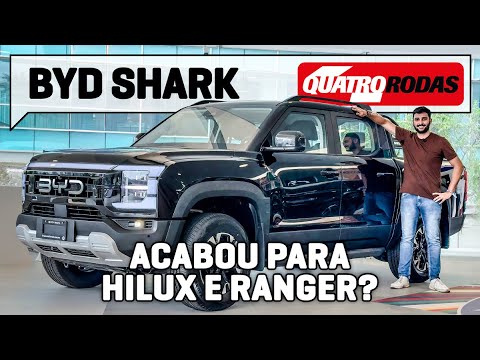 BYD SHARK: DIRIGIMOS a picape híbrida que atacará Ranger e Hilux no Brasil